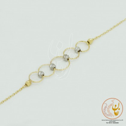Gold Bracelet - Circles Design-ZMB1053